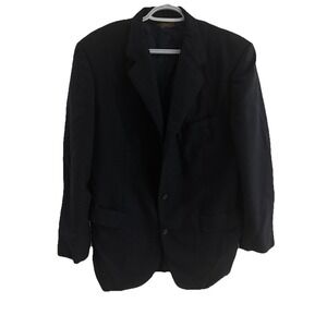 BROOKS BROTHERS‎ 1818 NAVY BLUE BLAZER SIZE MEDIUM SEE MEASUREMENTS LONG SLEEVE